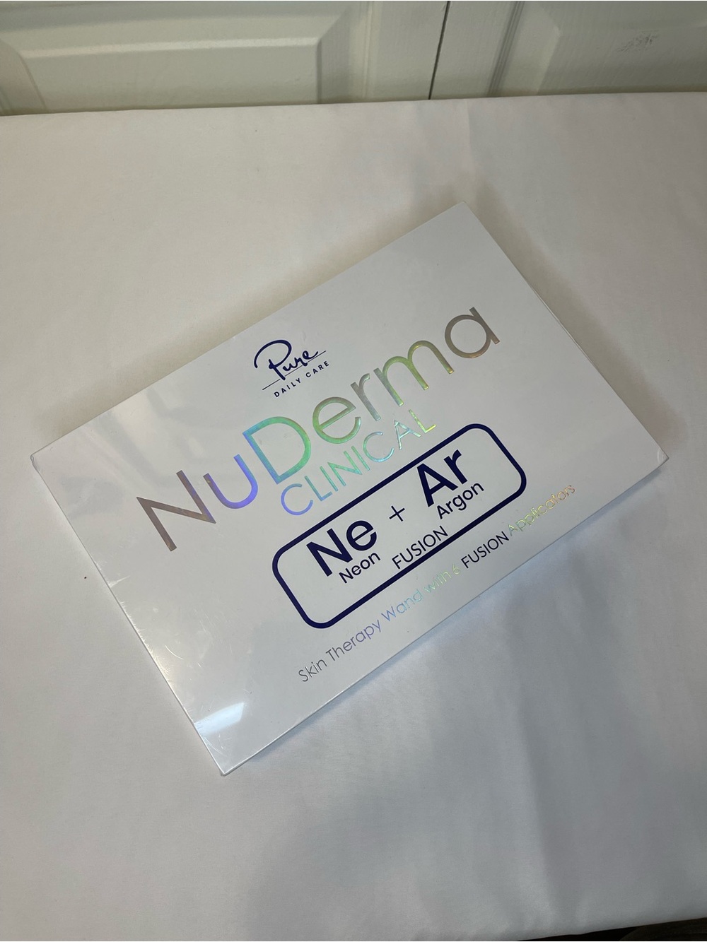 NuDerma Clinical Skin Therapy Wand - White